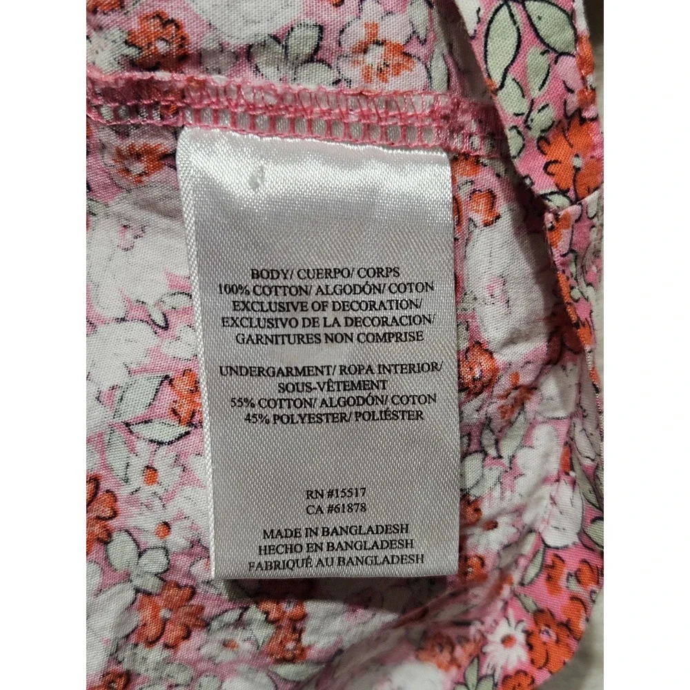 Penelope Mack Baby Girl‎ Floral Dress w/ Bloomers Pink Cotton 12M